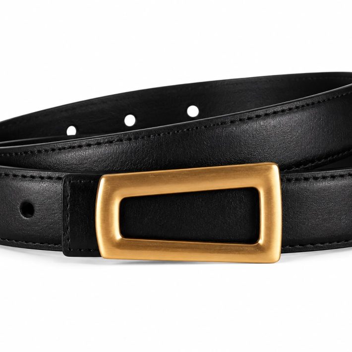 Cinturón Hebilla Rectangular