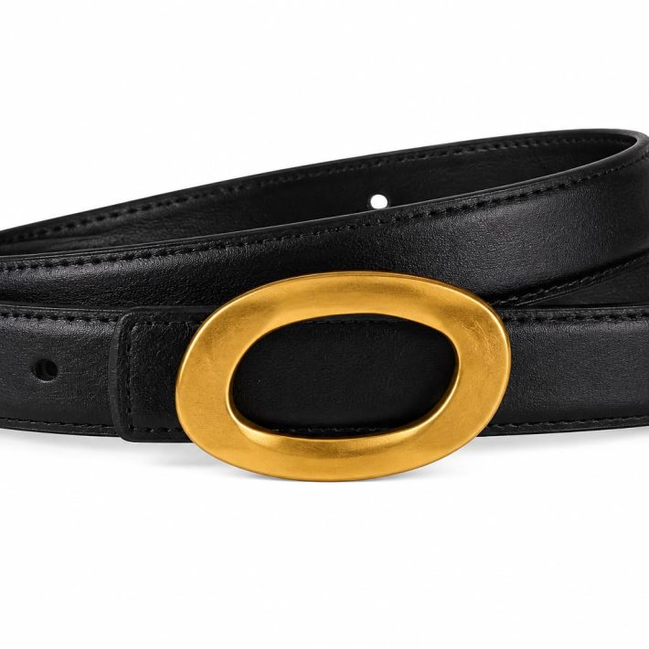 Cinturón Hebilla Oval Clásica